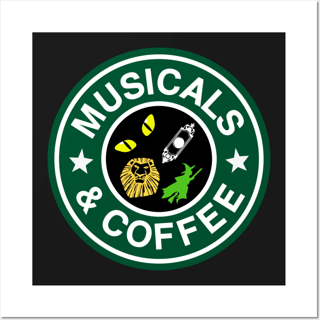 Musicals And Coffee Wall Art by KsuAnn